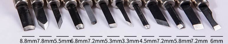 Xilografie: ciseau professionnel, 12 pcs, professionelle Schere, 12 Stk, – Nuovo e nell'imballaggio originale da Delémont venduto da musica1948 1