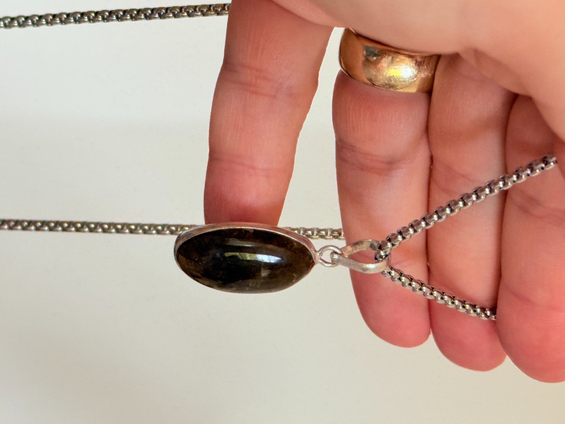 Catenine: Labradorite necklace – Nuovo e nell'imballaggio originale da Genève venduto da AGBERG 2
