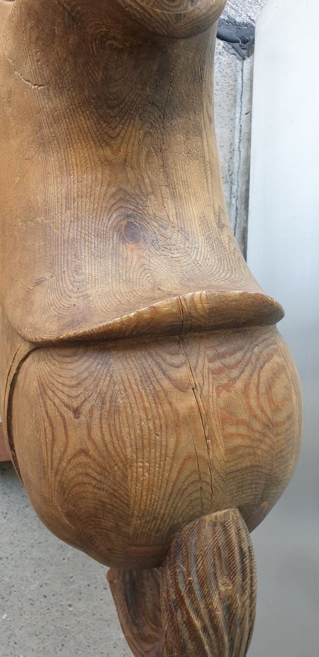 Skulpturen & Statuen: Massive Holzskulptur, Pferd, Holzpferd – Gebraucht aus Emmen von Brockofsky 4
