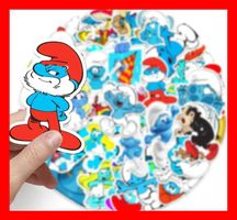 Schlümpfe Schlumpf Cartoon Comic Gargamel 50 tlg Stickerset