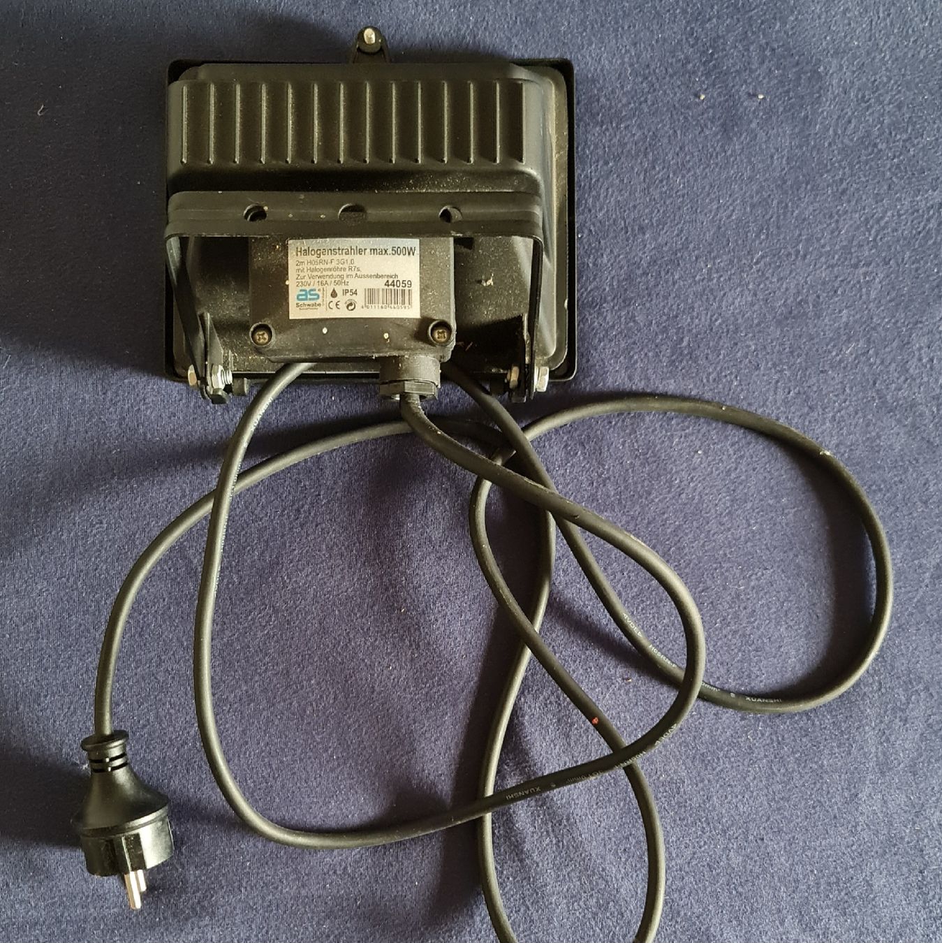Lampade: Halogenstrahler 500W IP54 Schwabe – Nuovo (secondo la descrizione) da Lengnau BE venduto da Spahrtakus 2