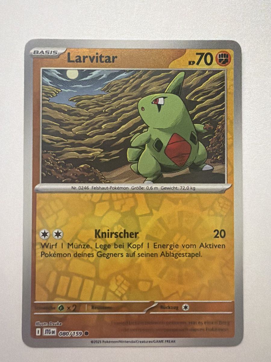 Cartoline: Larvitar/ Reisegefährten / 080-159 – Usato da Tafers venduto da TCG911