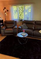 Ledersofa und Sessel braun mit Relaxfunktion gebraucht