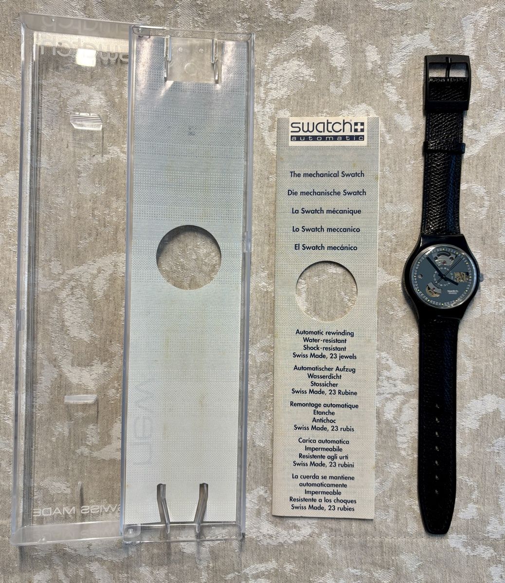 Swatch Montres: SWATCH Automatic Black Motion ungetragen.! – Neuf (Voir description) à Bülach par Cspadanuda 3