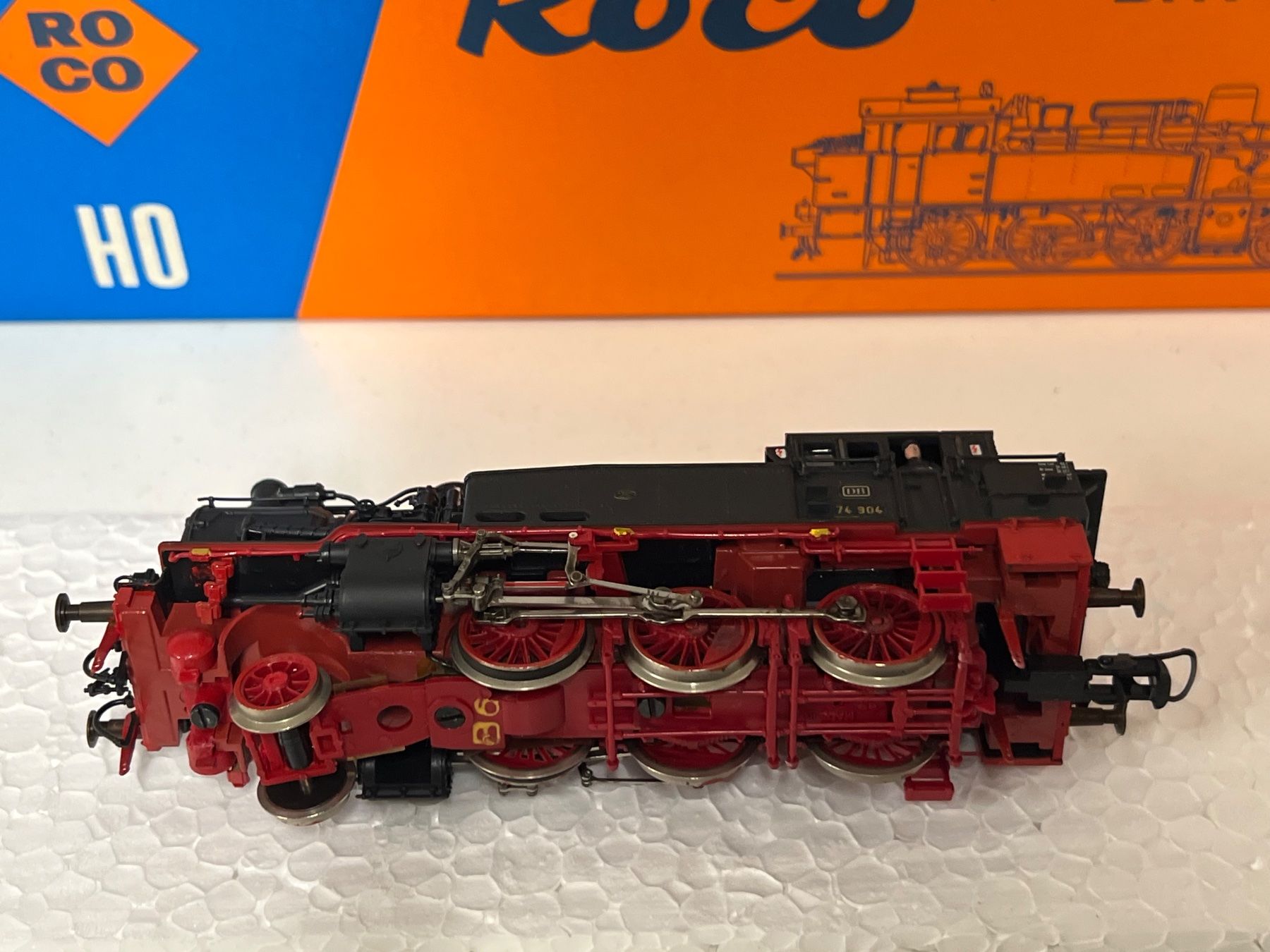 Roco Modellini di ferrovie: ROCO 43271 BR 74 DB  H0 DC Analog – Usato da Geroldswil venduto da TopTrain54 6