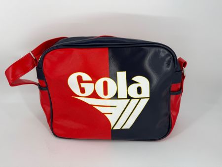 Gola Umhängetasche/ Handtasche in rot-blau