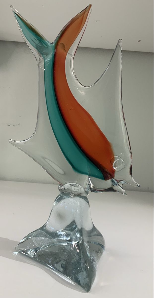 Murano Statuette: Poisson en verre de Murano – Usato da rolle venduto da Tontonjulot 2