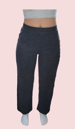 ZARA Pantalon - gris/noir chiné - Taille S