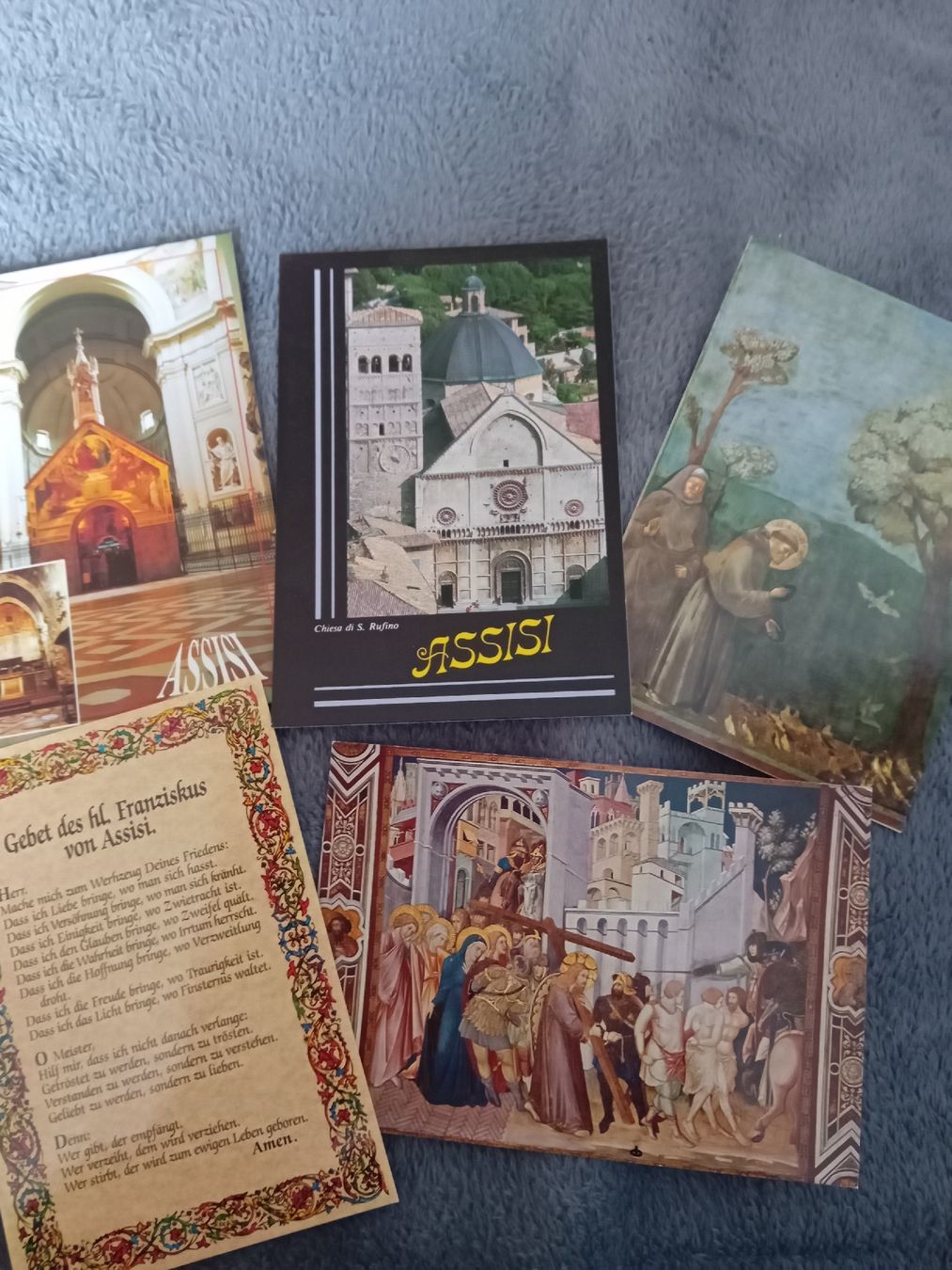 Cartoline postali: 5 übrig gebliebene Ansichtskarten von Assisi – Nuovo (secondo la descrizione) da Witterswil venduto da hele04