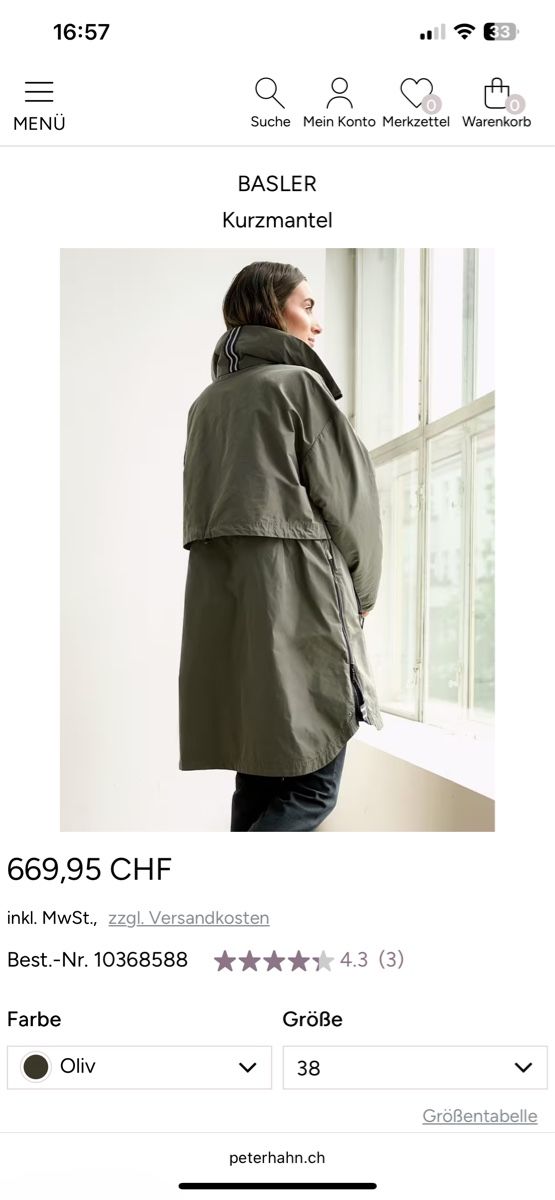 Basler Cappotti: Beiger Mantel von BASLER – klassisch & elegant – Usato da Winkel venduto da Glamour-Style 6