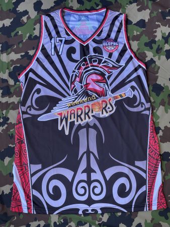 Y2K Asian Basketball League jersey Match Worn Alair Sz XL