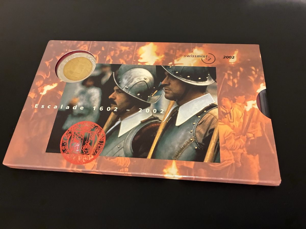 Toutes les monnaies: Schweizer Münzen 2002,Stempelglanz, Swissmint – Neuf (Voir description) à Dällikon par Woldbanknoten