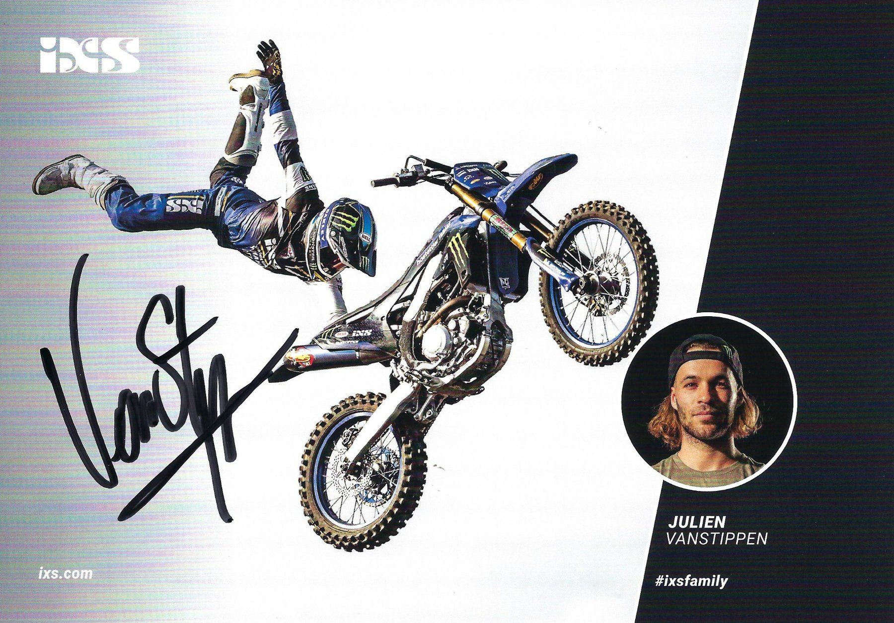 Autografi: Autogrammkarte, Julien Vanstippen, IXS – Usato da Aarburg venduto da Hktm