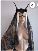 Ravennixe Kopfschmuck Hörner schleier gothic fantasie