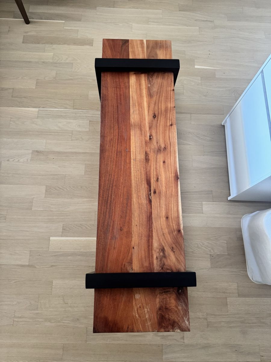 TV Möbel: Acacia wood TV table / console – Gebraucht aus Dübendorf von ClaraS. 9