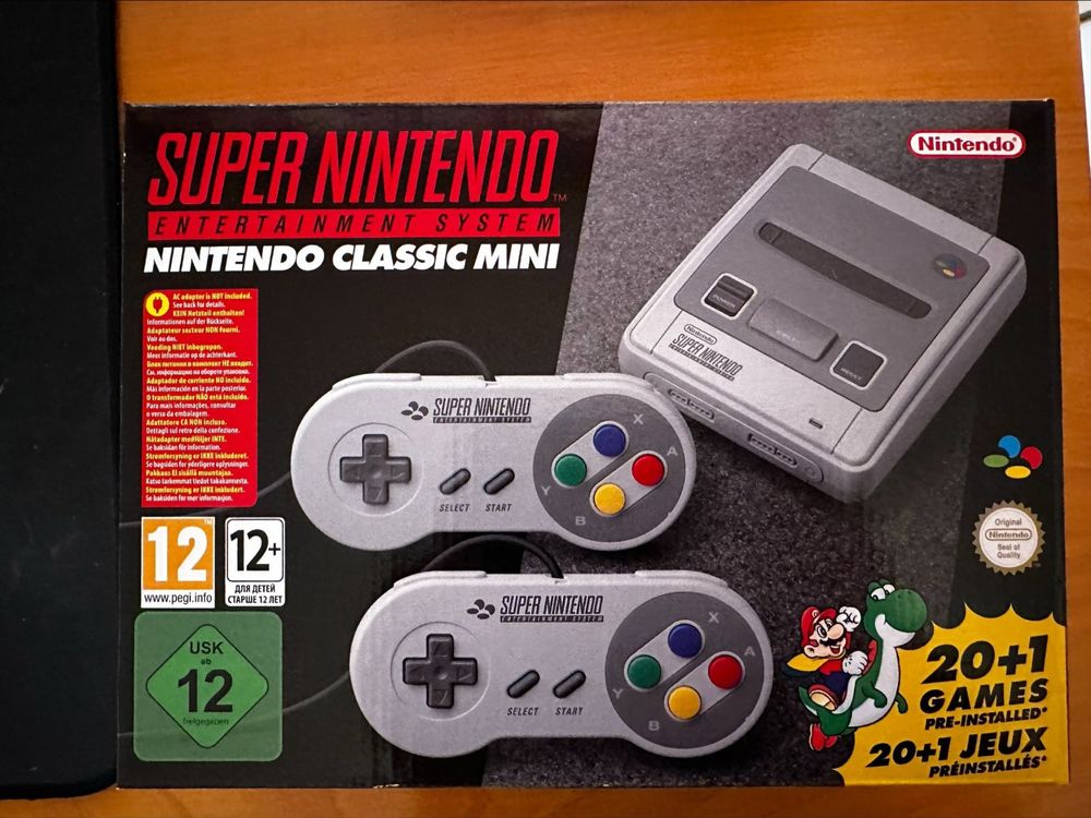 SNES Super Nintendo/ Nintendo Classic Mini OVP (Neuf avec emballage d ...