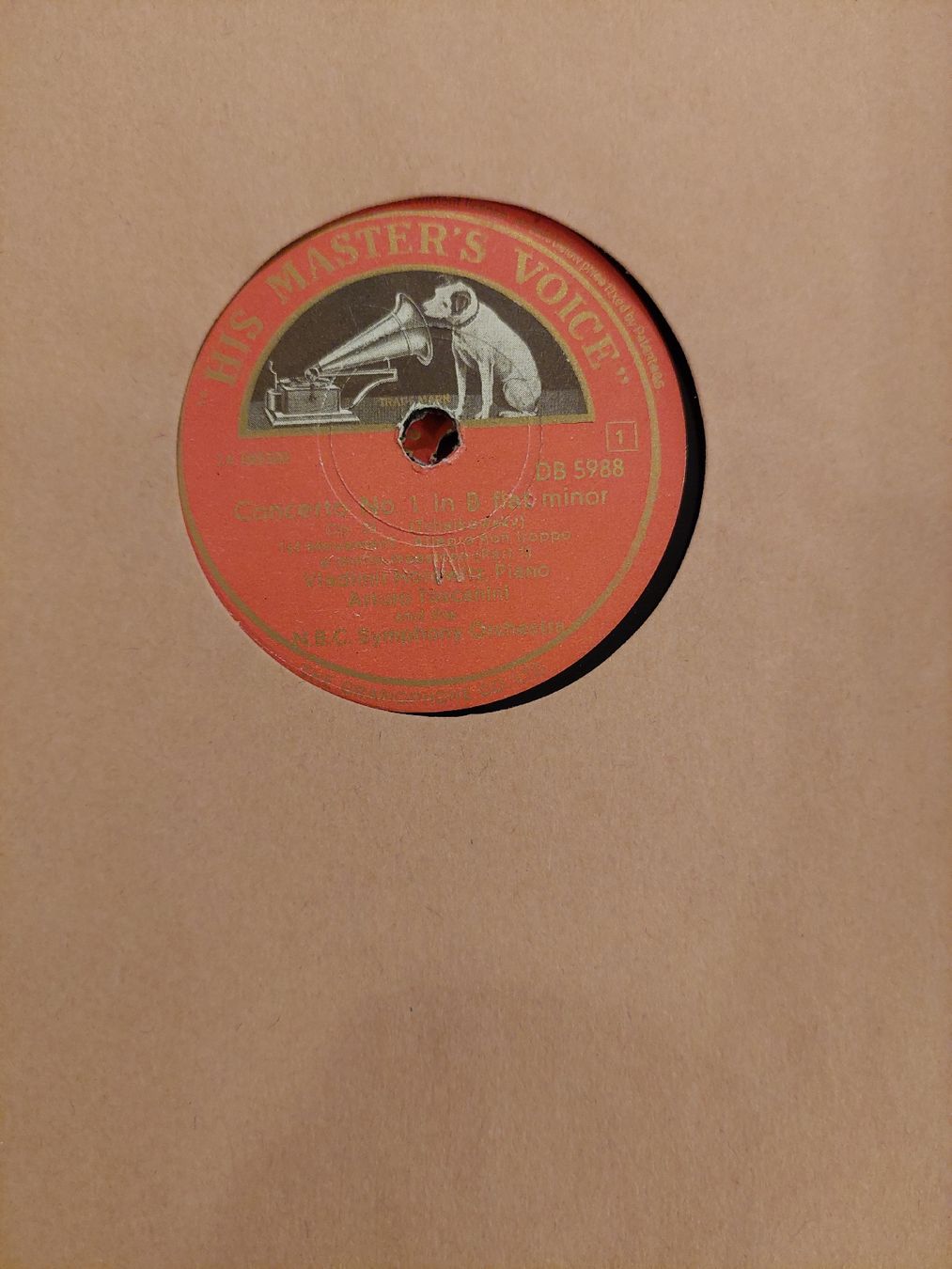 Vinyles: 4 Schellackplatten Tschaikovsky 1. Klavierkonzert, Horowitz – D'occasion à Zürich par Cortin 1