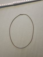 Feine Halskette/Collier aus Silber, ca. 42 cm lang.