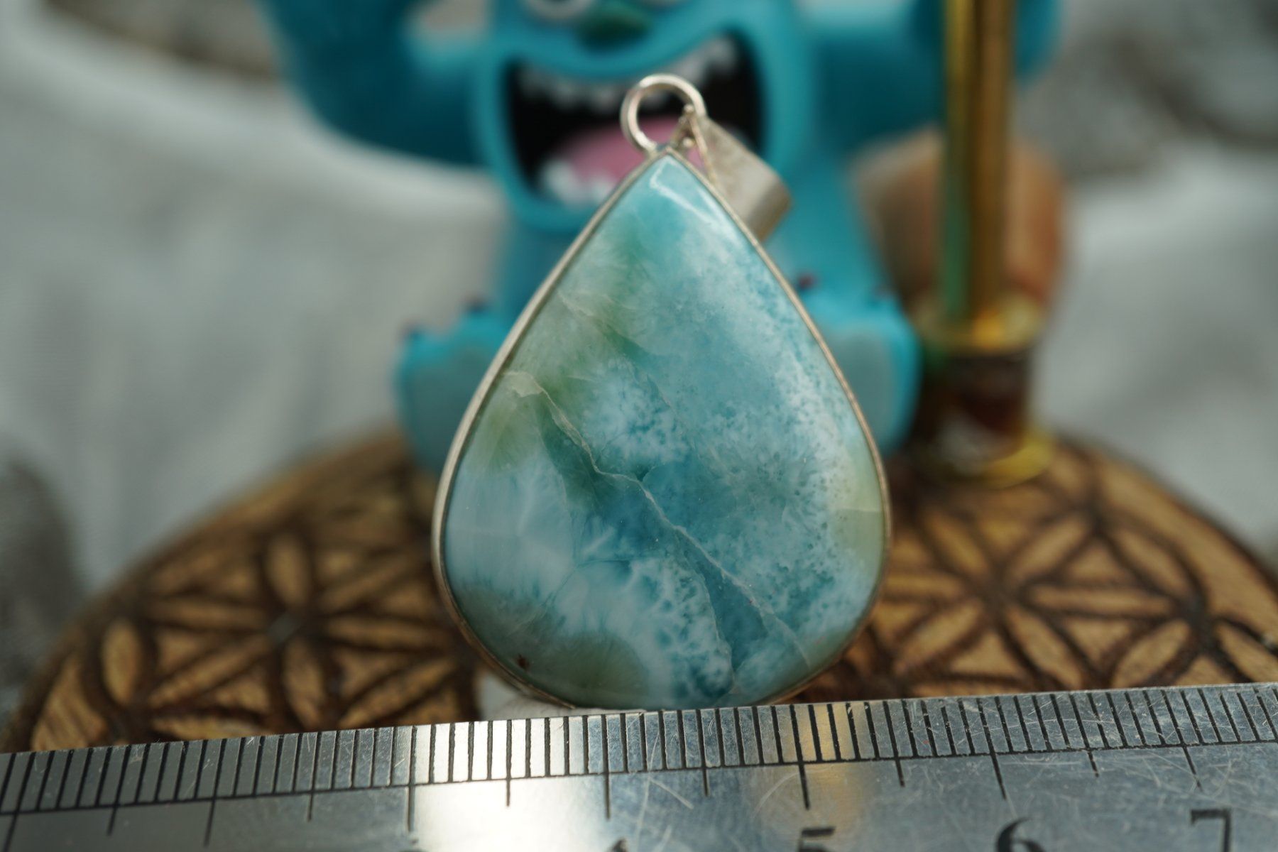 Mineralien & Heilsteine: Larimar   Wunderschön    Anhänger   by  "TOPSTONE" ab 1.- – Neu und originalverpackt aus Eschenbach SG von topstone 2