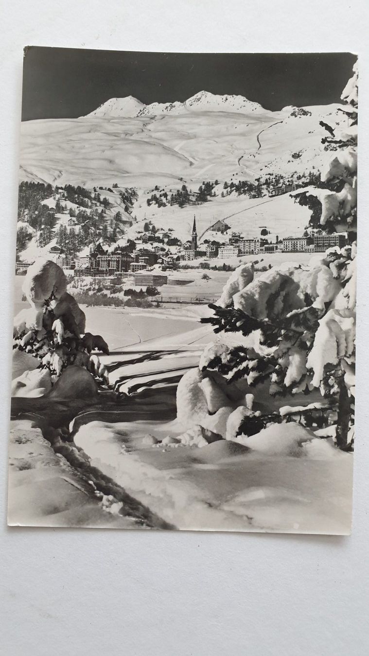 Cartoline postali: St.Moritz, Oberengadin, Graubünden. 2 Ansichtskarten – Usato da Goldach venduto da armando_r 4