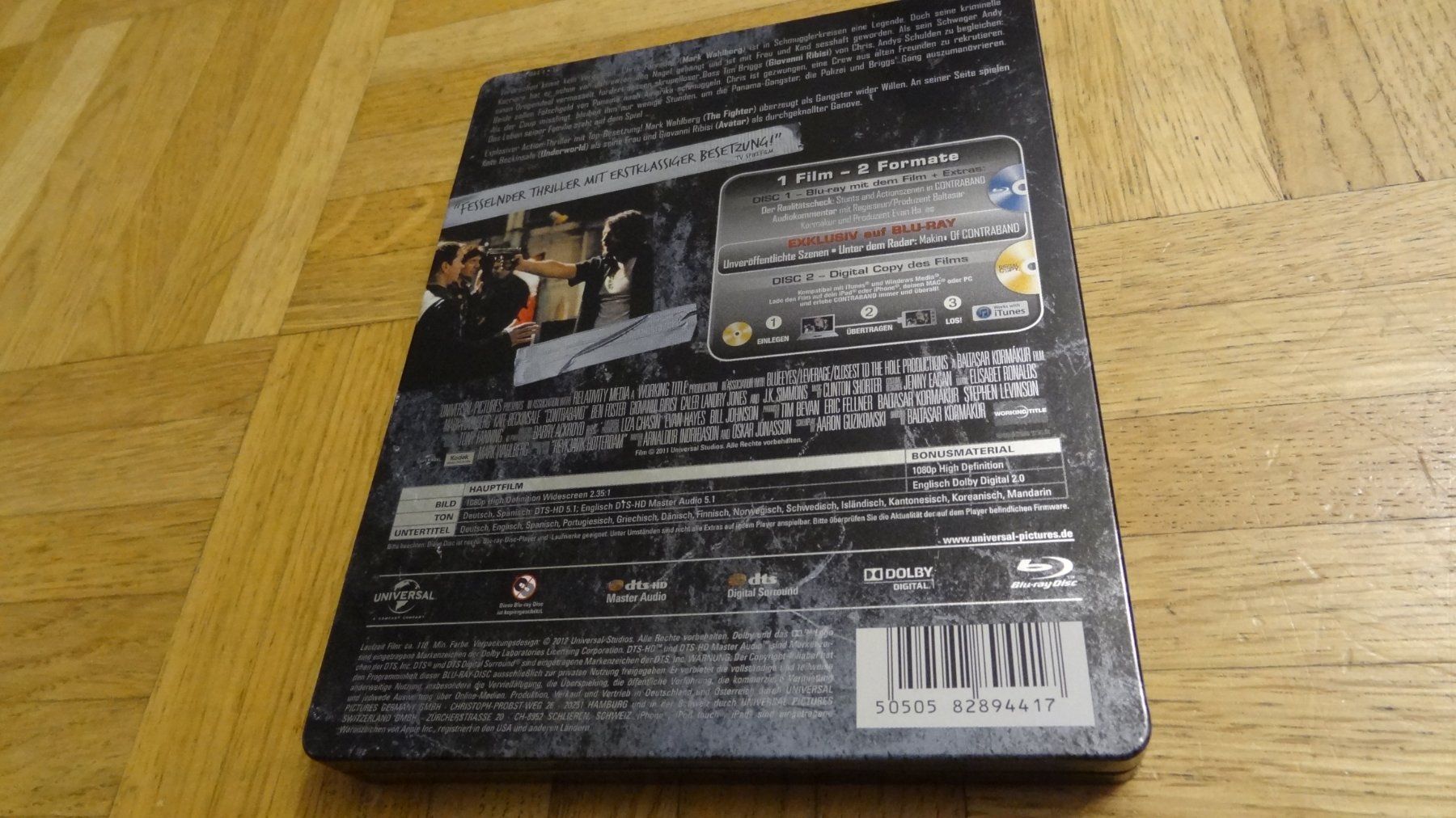 Tutti i DVDs: Contraband STEELBOOK BLU-RAY – Usato da Olten venduto da Disc-Verkauf 2