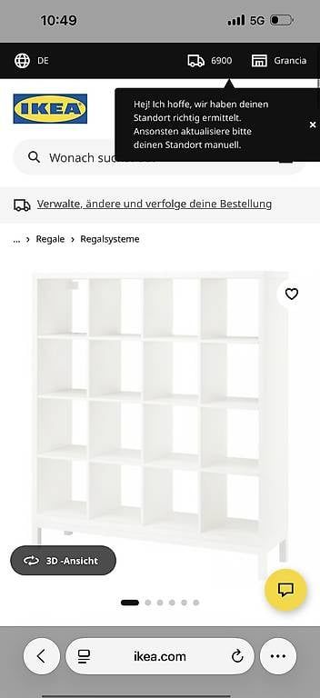 Étagères: Vendo 3 kalax ikea – D'occasion à Massagno par gia_k7cr 1