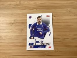 Topps Match Attax Card - Nedim Bajrami - Rangers FC