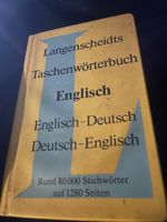 Wörterbücher (1 Mal gross DEUTSCH/ENGLISCH) (2 Mal klein)