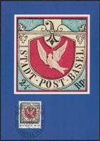 1995 - Basler Taube - Maximumkarten MK - Ersttag Stempel ET