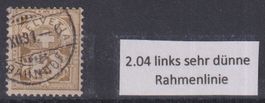 32x) Wertziffer 58 sehr dünne Rahmenlinie