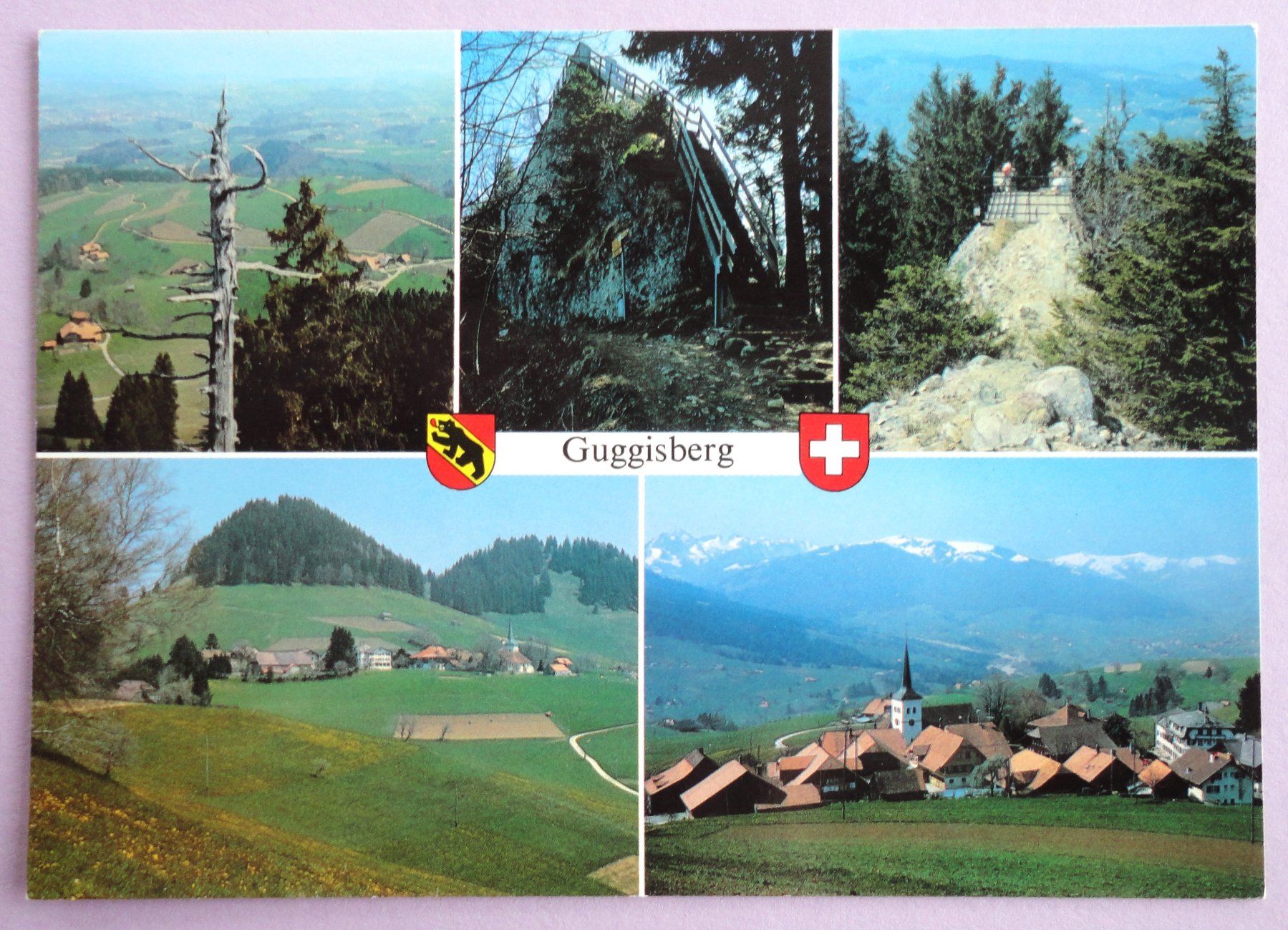 Cartoline postali: Guggissberg – Usato da Fétigny venduto da Billy2miny