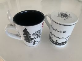 2 Swiss🇨🇭 Tea cups ideal for 1. August