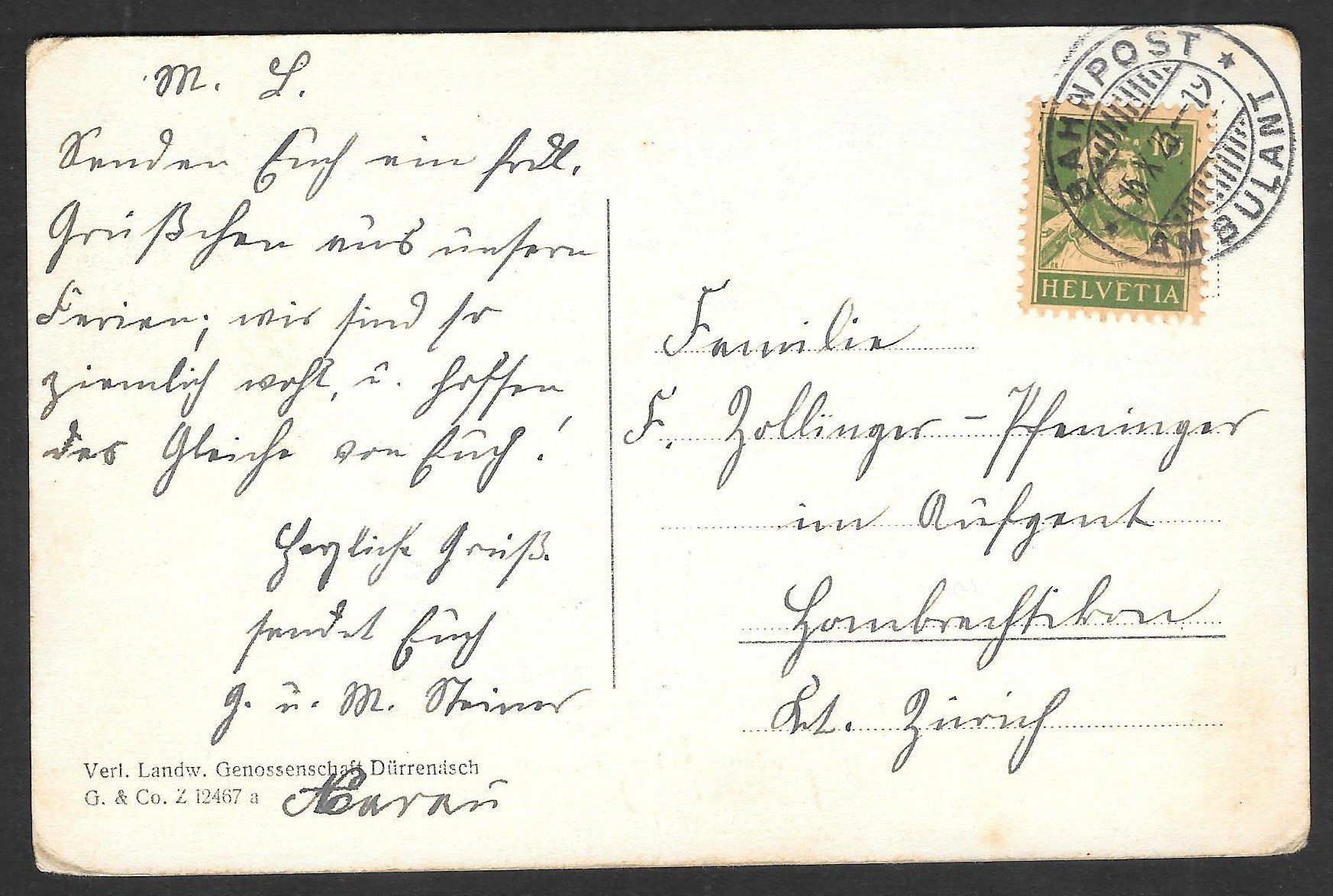 Cartoline postali: Dürrenäsch Dorfplatz – Usato da Olten venduto da clotaldi 1
