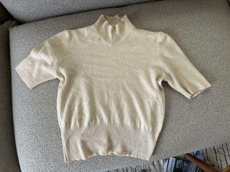 Cashmere Top Beige - fast neu