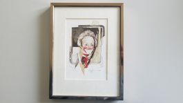 Rolf Knie Bild CLOWN - seltene Rarität für Knie-Sammler