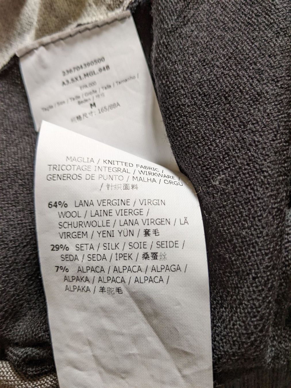 Sportmax Pulls & Sweat-shirts: SPORTMAX : Pull patchwork laine/soie lagenlook M – Neuf (Voir description) à Petit-Lancy par lilycerise 5
