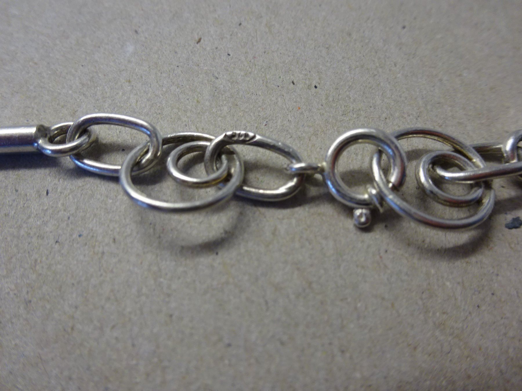 Catenine: Interessante Kette - 925 Silber – Usato da Esslingen venduto da eintagammeer 7