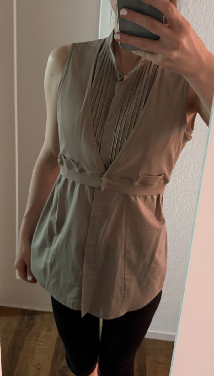 Brunello Cucinelli Camicette: Brunello Cucinelli Baumwolle/Leinen Bluse – Usato da Bern venduto da LoveVintageY2K 4