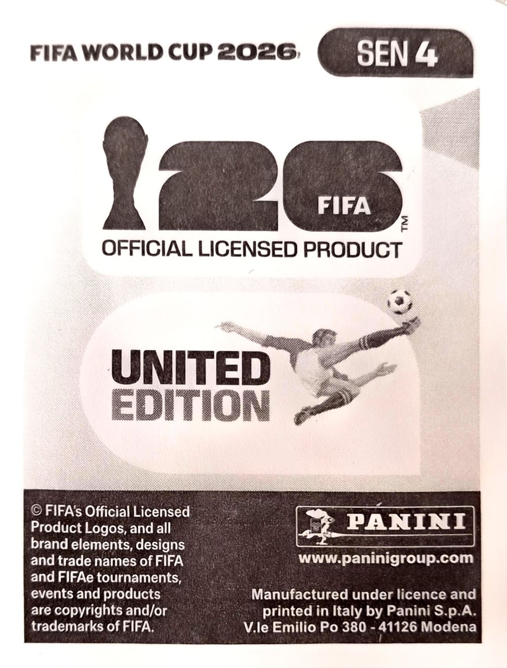 Panini Sammelbilder & Trading cards: Carte FIFA World Cup 2026 SEN 4 – Gebraucht aus Clarens von rim_g98y 1