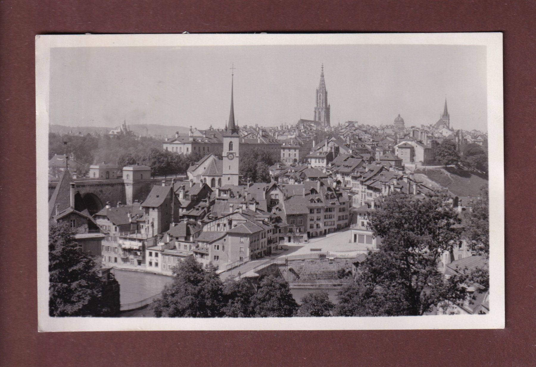 Cartes postales: BERN - Blick vom Rosengarten - 1932 – D'occasion à Pully par nicecards-shop