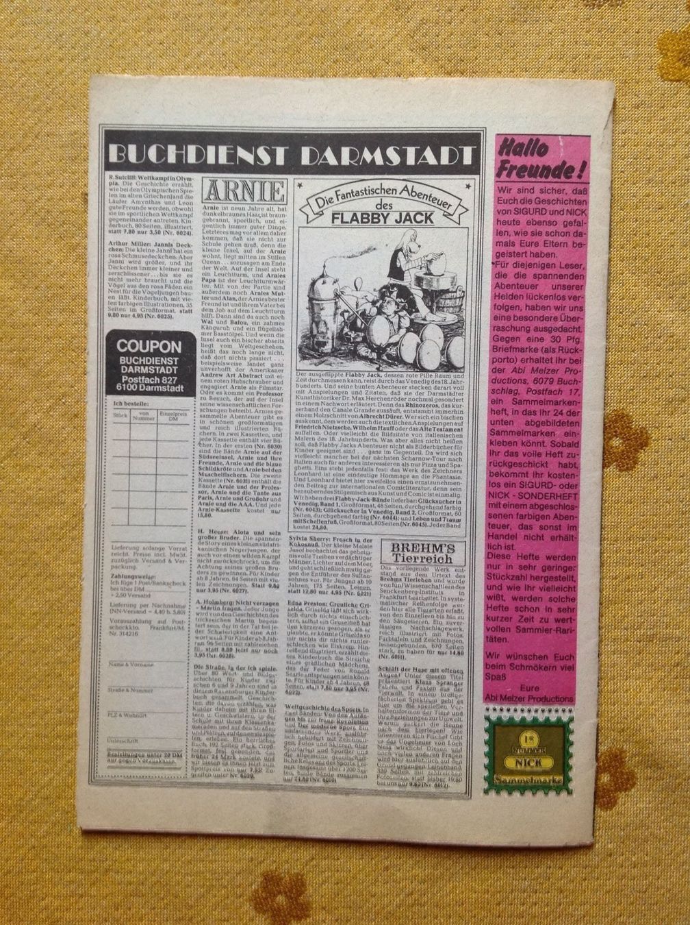 Fumetti: Nick Heft Nr 17 von 1976 – Usato da Endingen venduto da nathan05 8