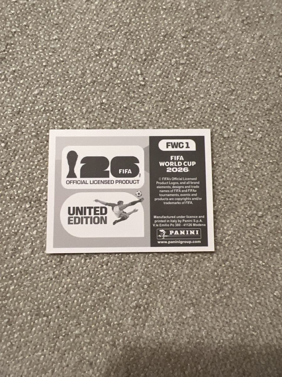 Panini Carte collezionabili: Panini Sticker WM 2026 FWC 1 – Nuovo (secondo la descrizione) da Wettingen venduto da nic_yz65 1