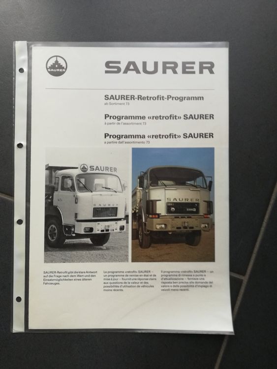 Saurer (Gebraucht) in Höfen b. Thun für CHF 18 – mit Lieferung auf ...