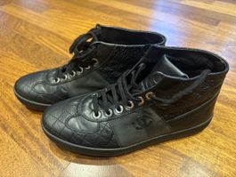 Bottines CHANEL cuir noir taille 41 
