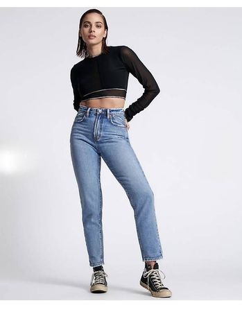 BRAND NEW! Legends High Waist Straight Leg Denim Jeans