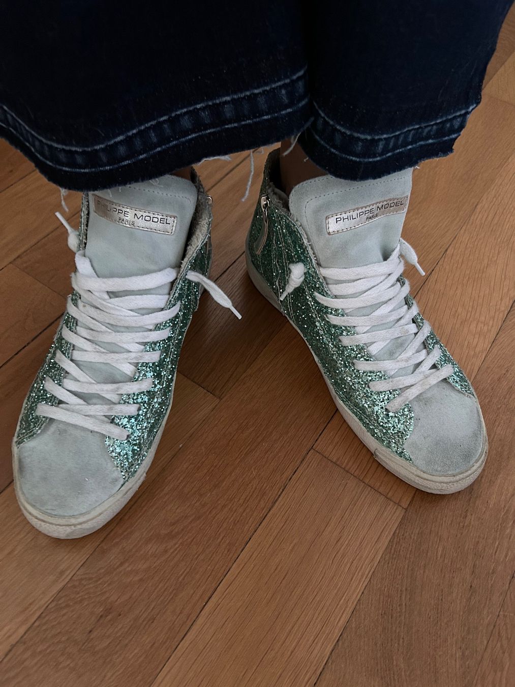 Damenschuhe: NEU❣️Philippe Model Sneakers glitzer Gr. 38 – Neu (gemäss Beschreibung) aus Basel von Kuona74 4