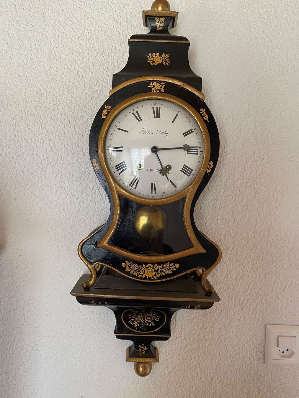 Orologi: Berner Pendule, Frères Duby, A. Berne, ça 1830 – Usato da Stäfa venduto da riccardinho