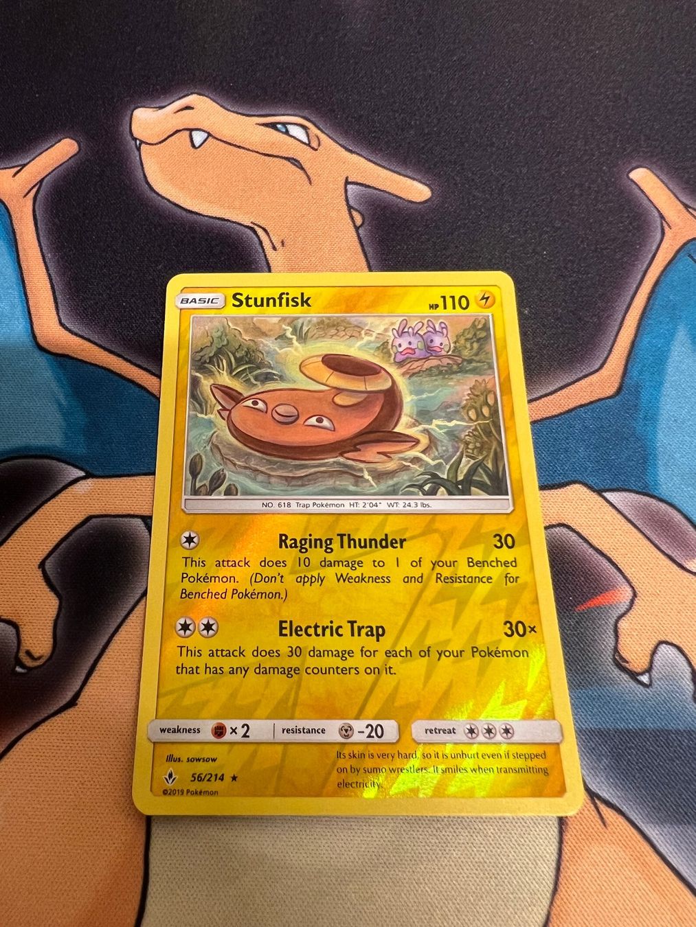 Pokémon Sammelbilder & Trading cards: Stunfisk (UNB 56) - Reverse Holo - Unbroken Bonds – Neu (gemäss Beschreibung) aus Bülach von Pfrenzel