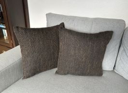 NEU** 2 Zierkissen braun - 35x35cm