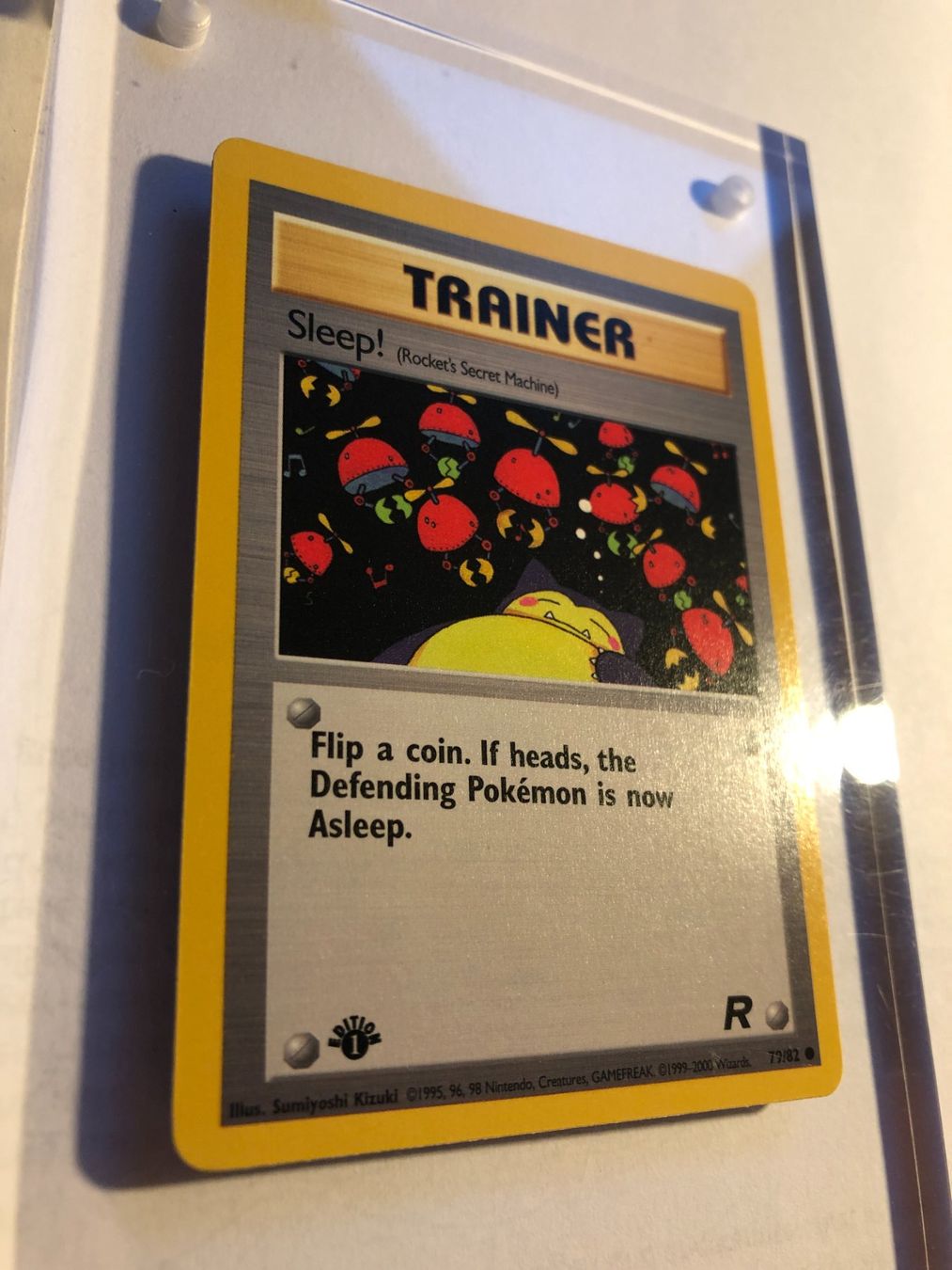 Carte collezionabili: Sleep! 1st Team Rocket - MINT - ab 1.- – Usato da Giubiasco venduto da dan_pr8b 1